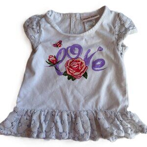 5 / $10 | Baby Girl Ruffle and Lace Top